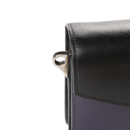 Prada Box Calfskin Shoulder Bag Black Viola 15 of 18