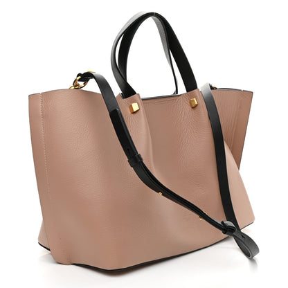 Valentino Garavani Calfskin Medium VLogo Escape Shopper Rose Cannelle 4 of 9