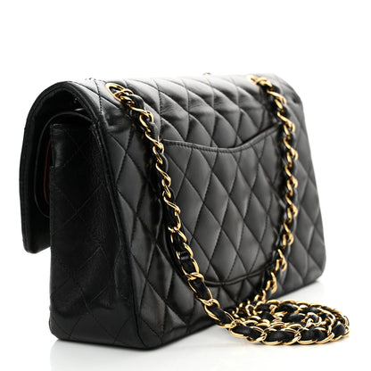 Chanel Lambskin Quilted Medium Double Flap Black 3 of 19