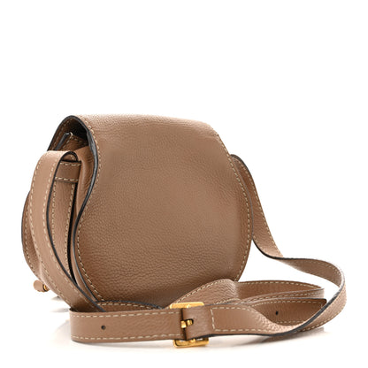 Chloe Calfskin Mini Marcie Round Crossbody Bag Nut 3 of 15