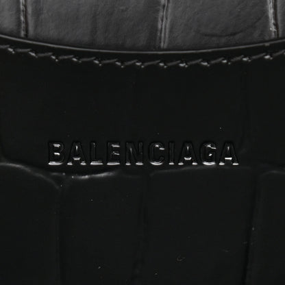 Balenciaga Semi Shiny Calfskin Crocodile Embossed Neo Classic Black Hardware S City Black 6 of 13