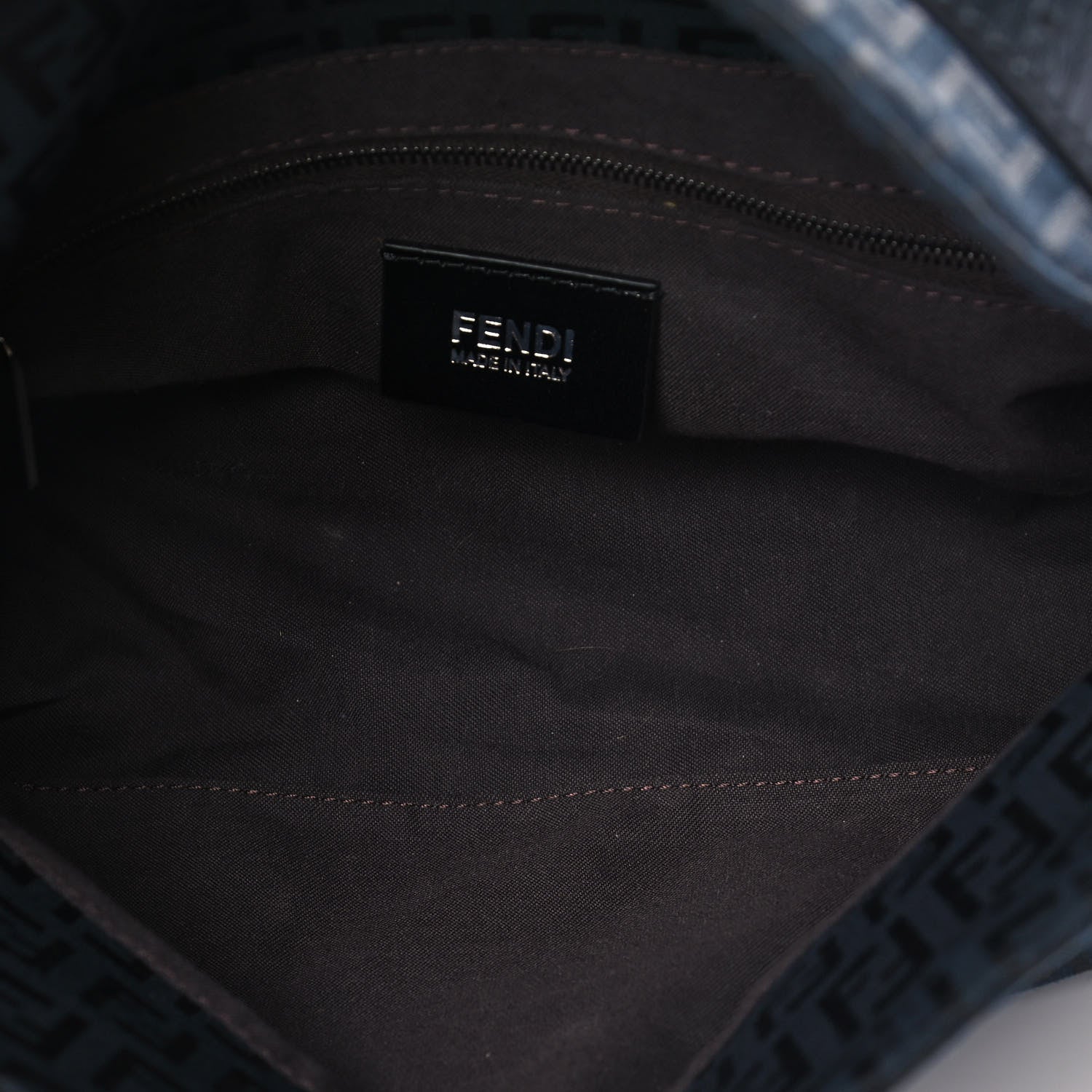 Fendi Zucchino Baguette Black 5 of 12