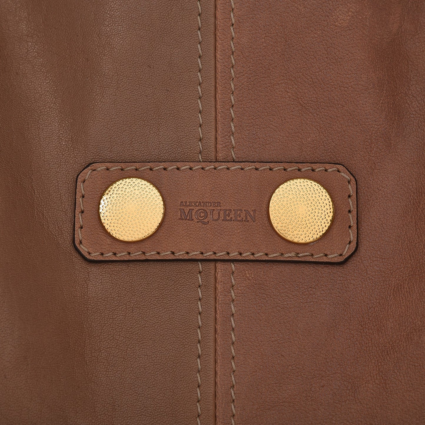 Calfskin Studded Large De Manta Tote Turtle Dove