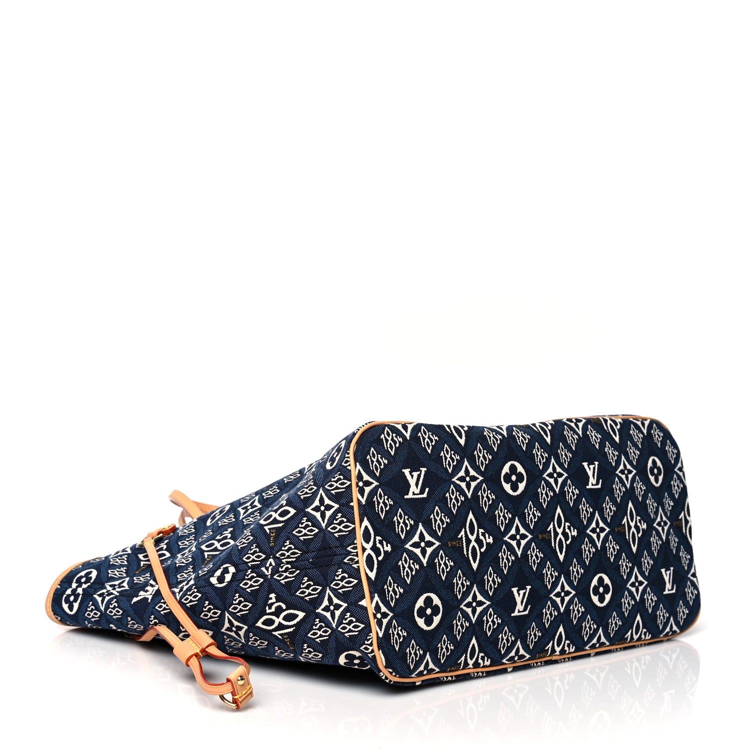 Louis Vuitton Jacquard Since 1854 Neverfull MM Blue 5 of 13