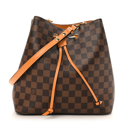 Louis Vuitton Damier Ebene Neonoe MM Safran 1 of 10