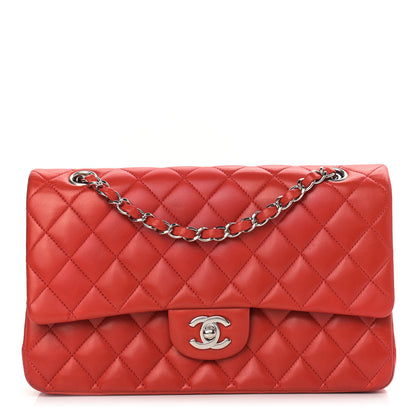 Chanel Lambskin Quilted Medium Double Flap Red 1 of 11
