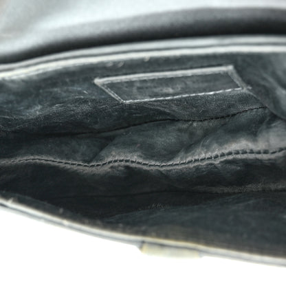 Christian Dior Satin Crystal Mini Saddle Bag Blue Gray 5 of 13