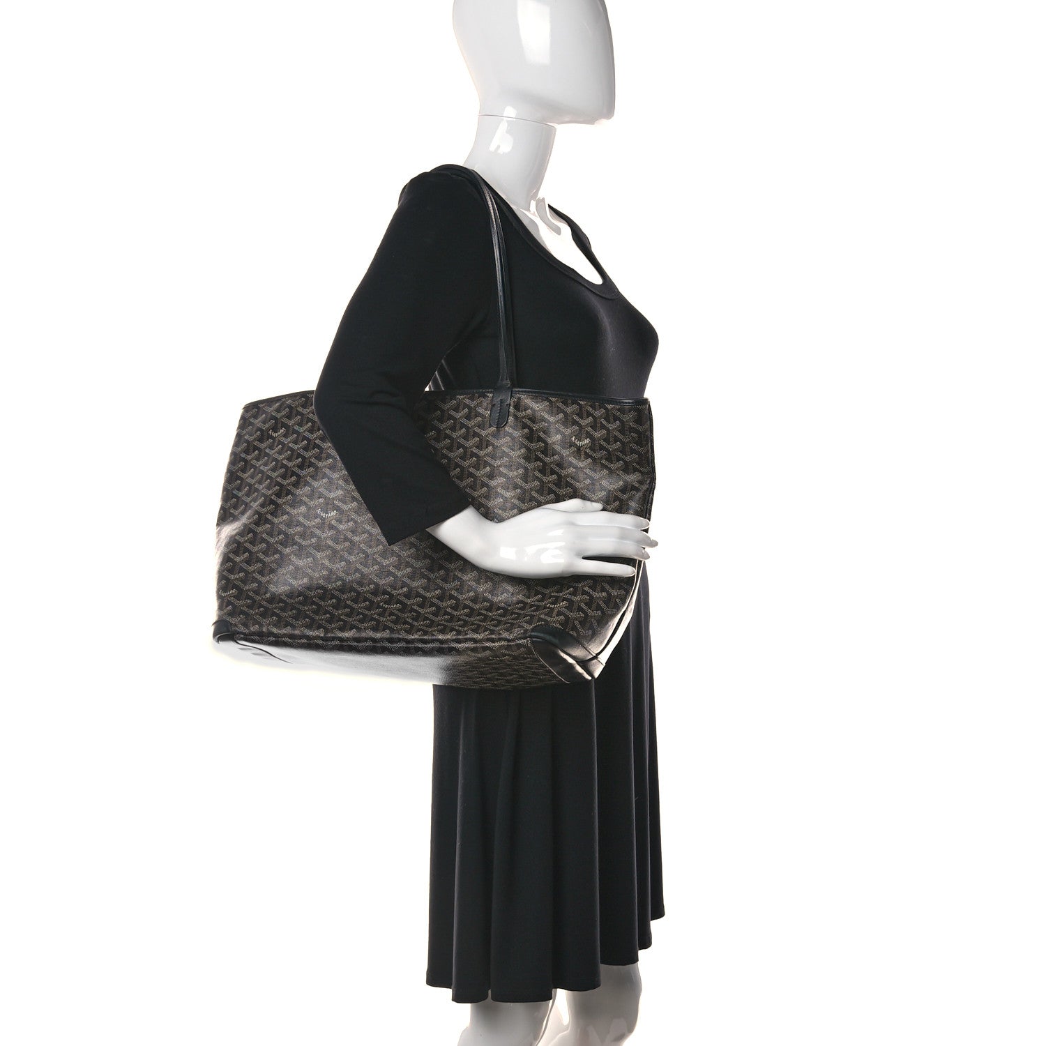 Goyard Goyardine Artois MM Black 2 of 9