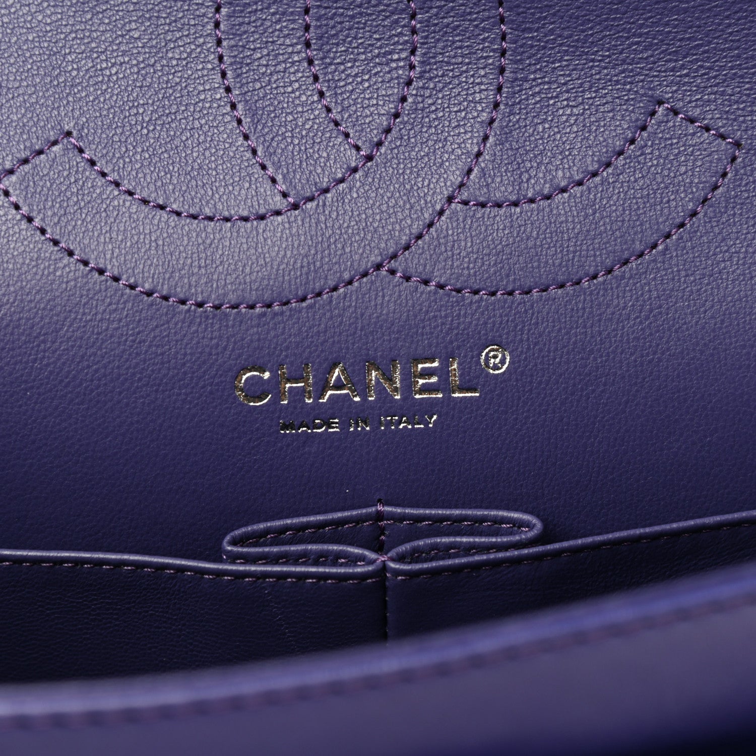 Chanel Lambskin Quilted 2.55 Reissue 226 Flap Purple 6 of 9