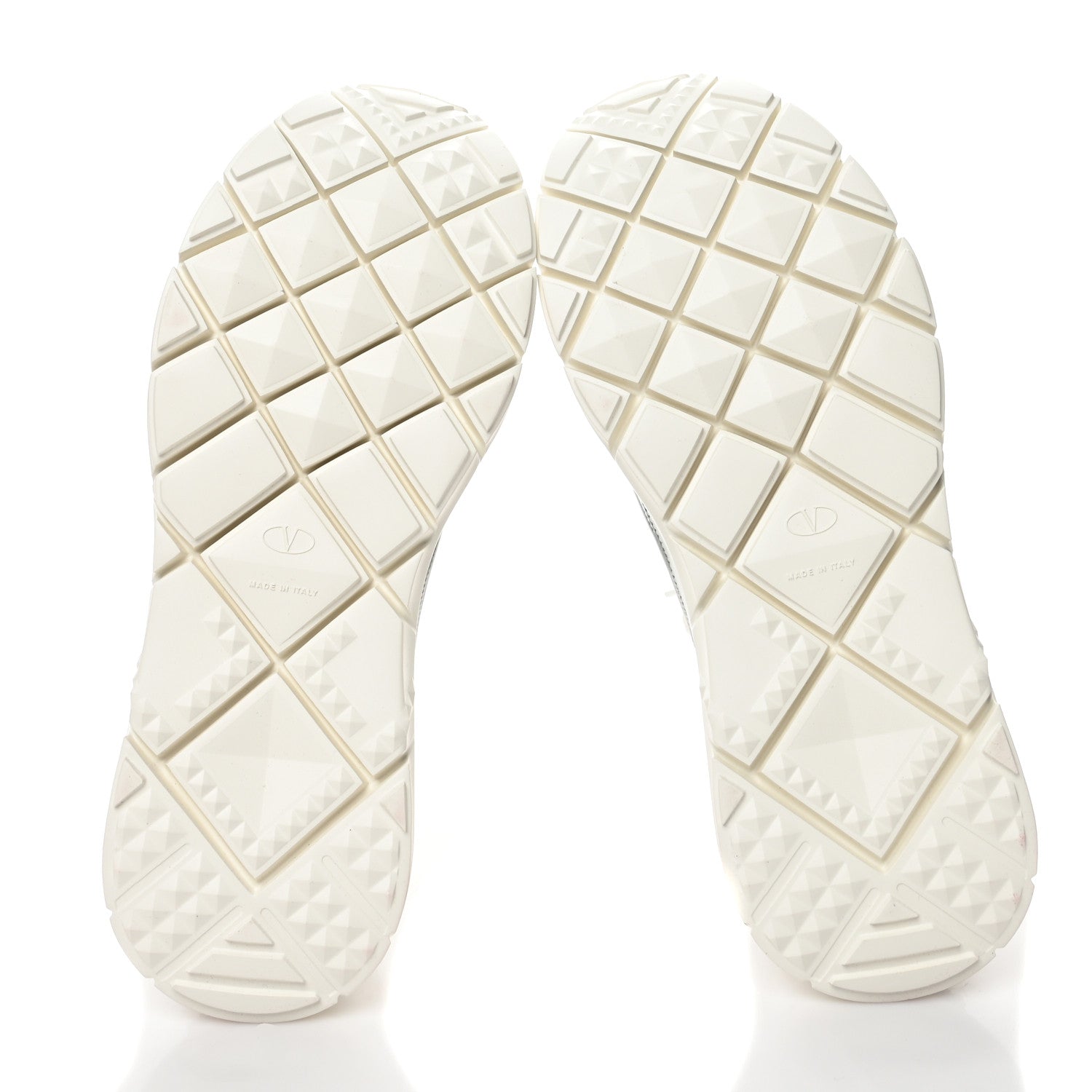 Valentino Garavani Mix Media Crystal Womens High Top Chunky Sneakers 41 White 5 of 10