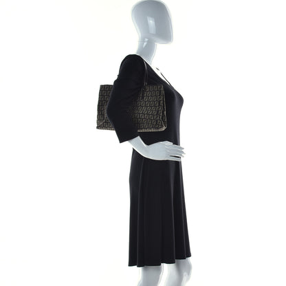 Fendi Zucchino Vitello Small Tote Testa di Moro Beige 2 of 18