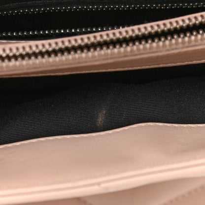 Saint Laurent Calfskin Y Quilted Monogram Medium Loulou Chain Satchel Rose Antic 12 of 16