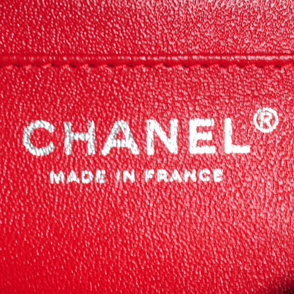 Chanel Lambskin Quilted Mini Rectangular Flap Red 8 of 9
