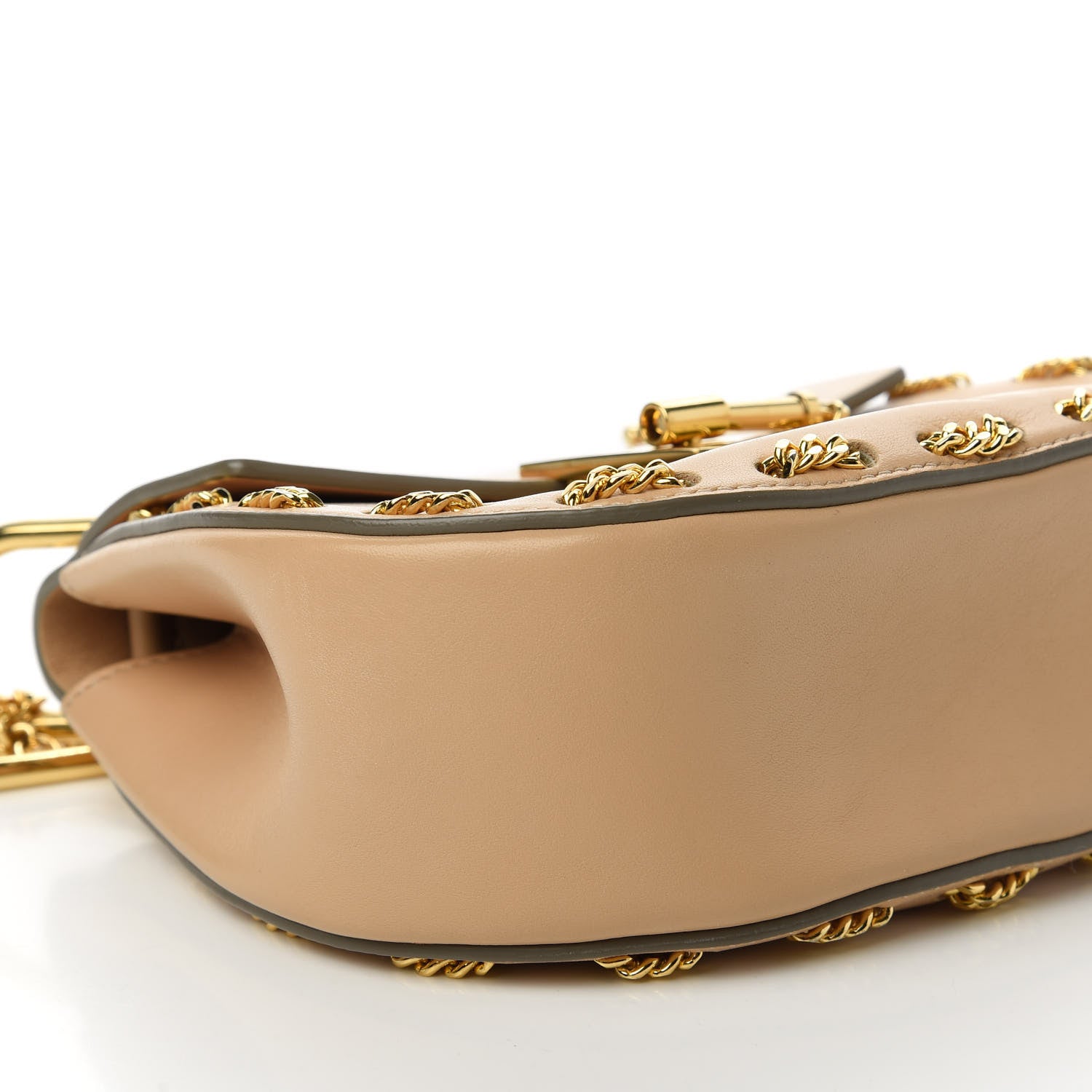 Chloe Calfskin Mini Drew Chain Shoulder Bag Blush Nude 6 of 10
