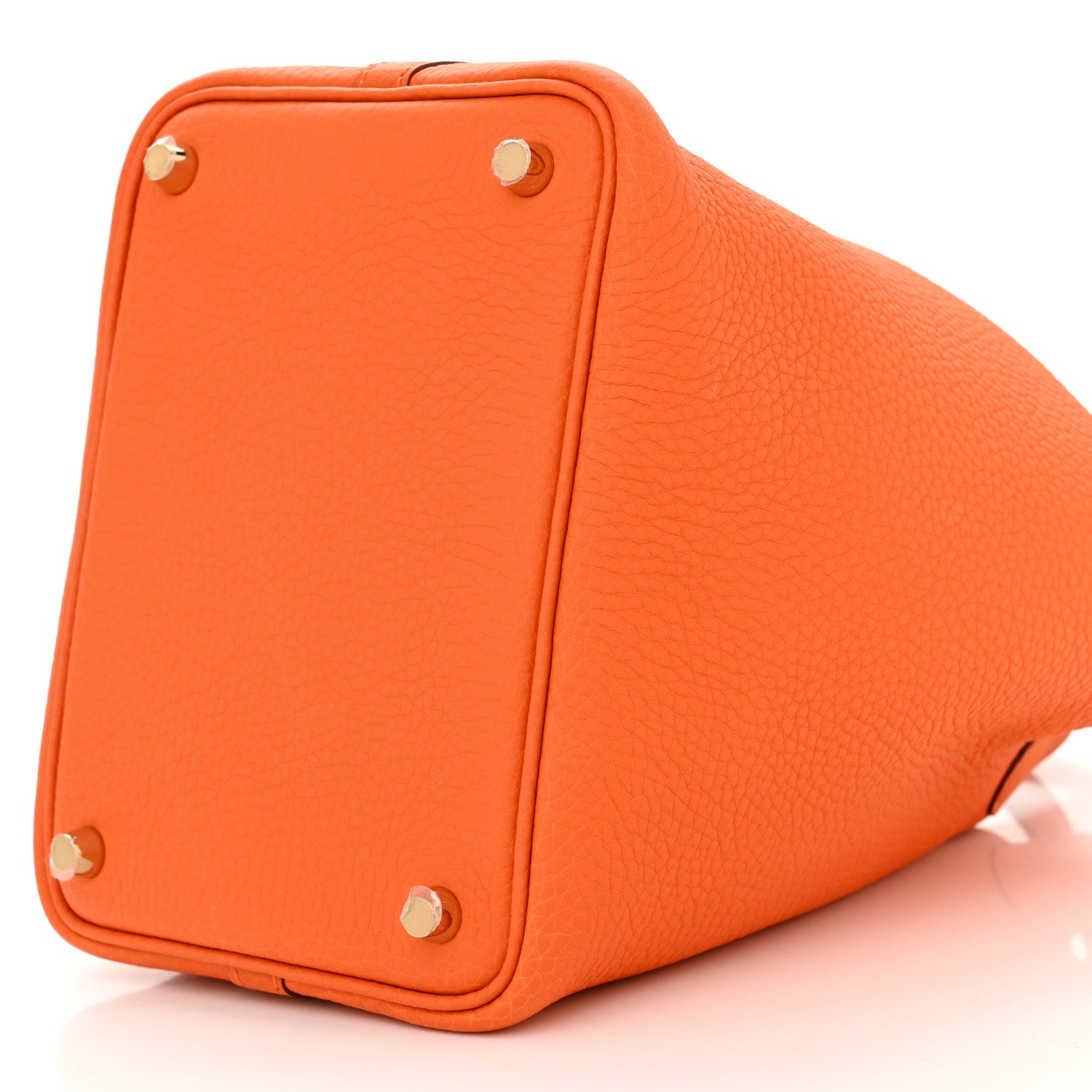 Hermes Taurillon Clemence Picotin Lock 18 PM Orange 10 of 11