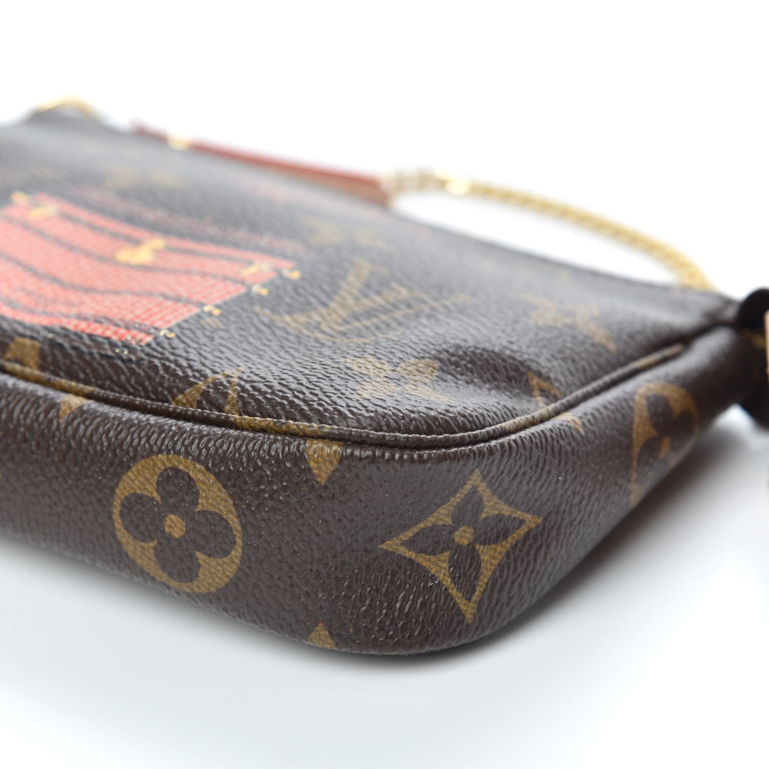 Louis Vuitton Monogram Trunks and Locks Mini Pochette Accessories 9 of 10