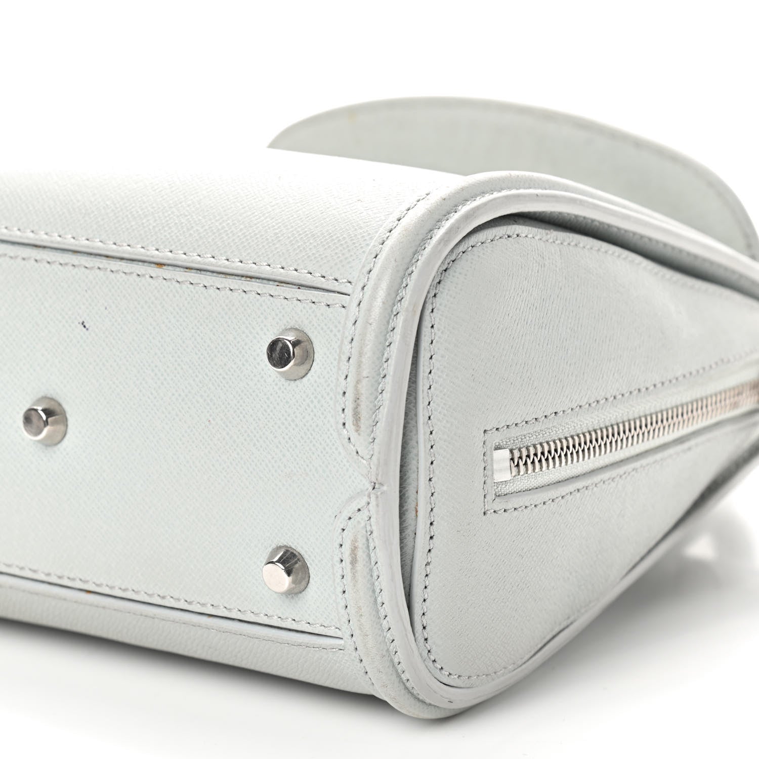 Alexander McQueen Calfskin Small Heroine Light Grey 6 of 12