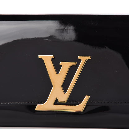 Louis Vuitton Patent Louise Clutch Black 9 of 9