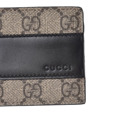 Gucci GG Supreme Monogram Bi-Fold Wallet Black 6 of 9