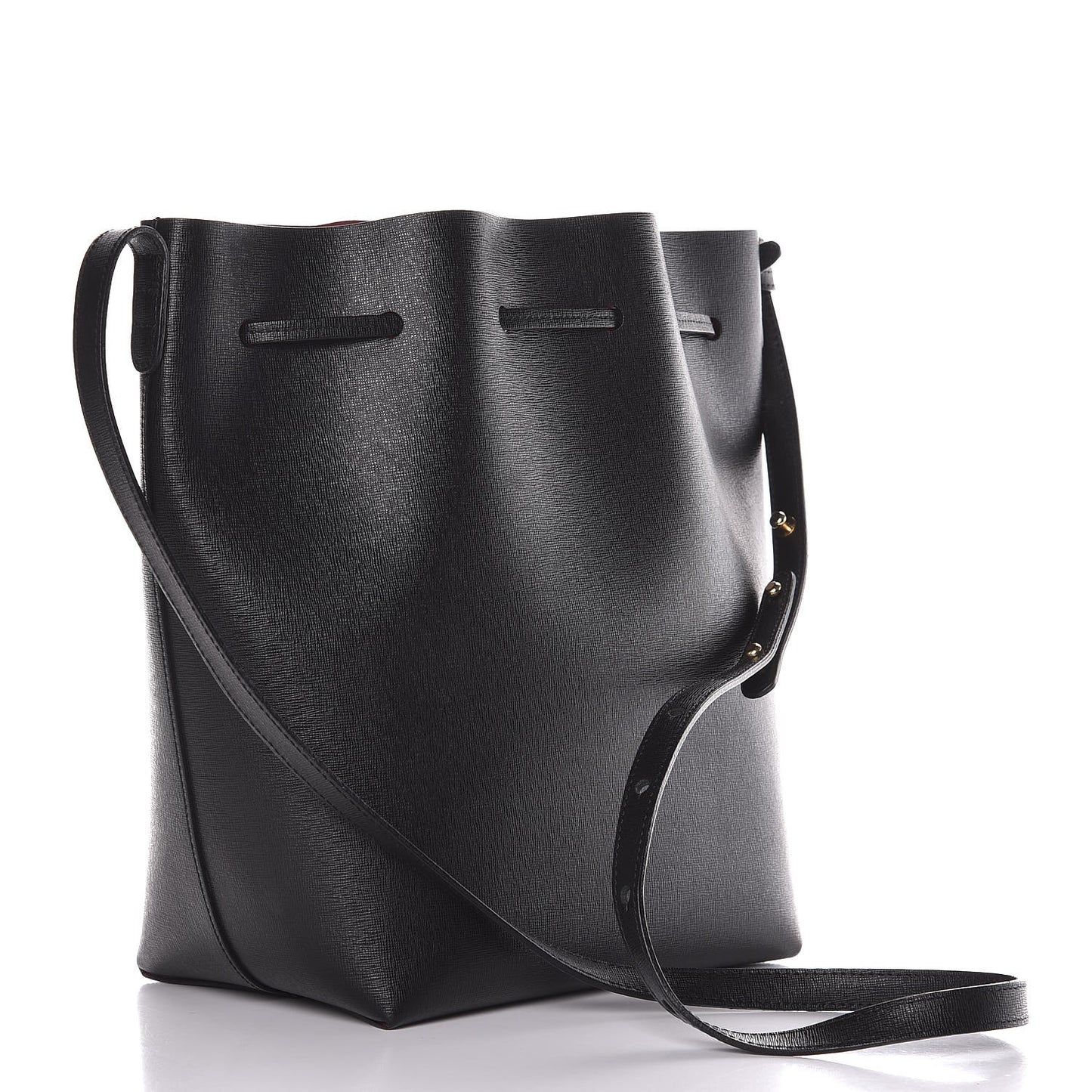 Saffiano Bucket Bag Black Flamma