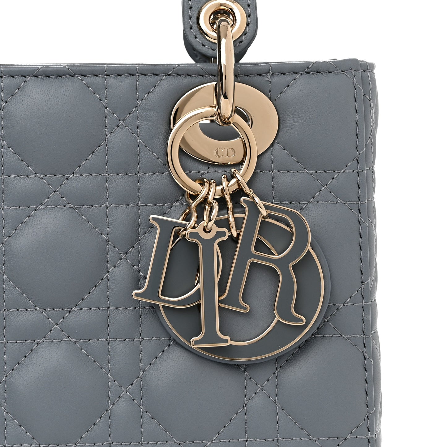Lambskin Cannage Small My ABCDior Lady Dior Cloud Blue
