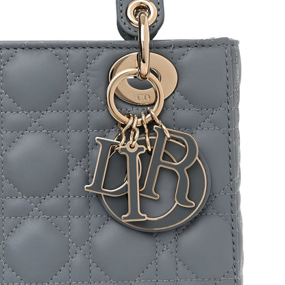 Christian Dior Lambskin Cannage Small My ABCDior Lady Dior Cloud Blue 8 of 12