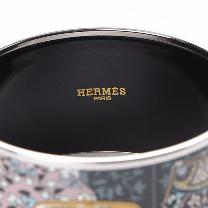 Hermes Enamel Printed Extra Wide Cachemire de Tamara Bracelet 65 4 of 5