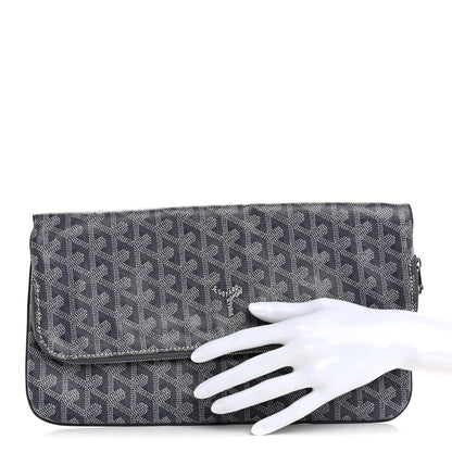 Goyard Goyardine Sainte Marie Soft Clutch Grey 2 of 11