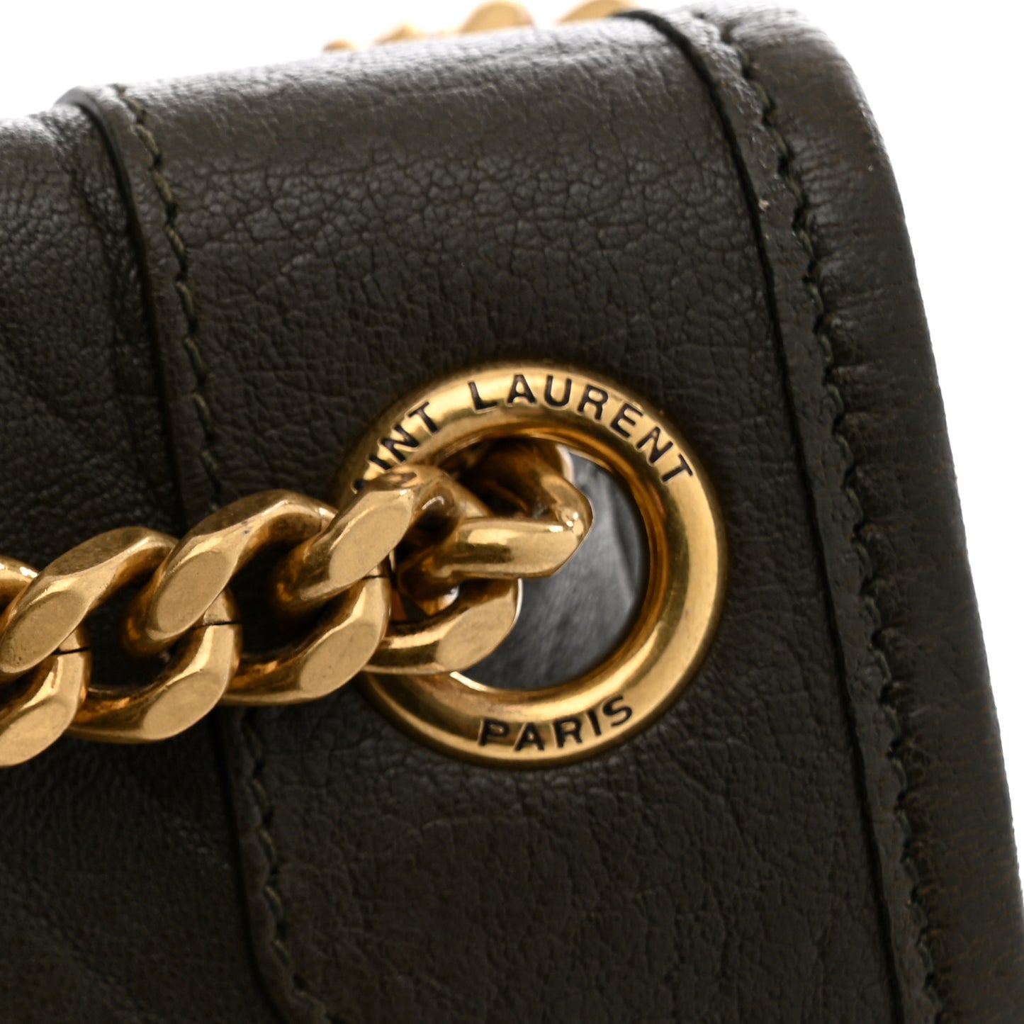Grained Lambskin Monogram Large Niki Chain Satchel Light Musk