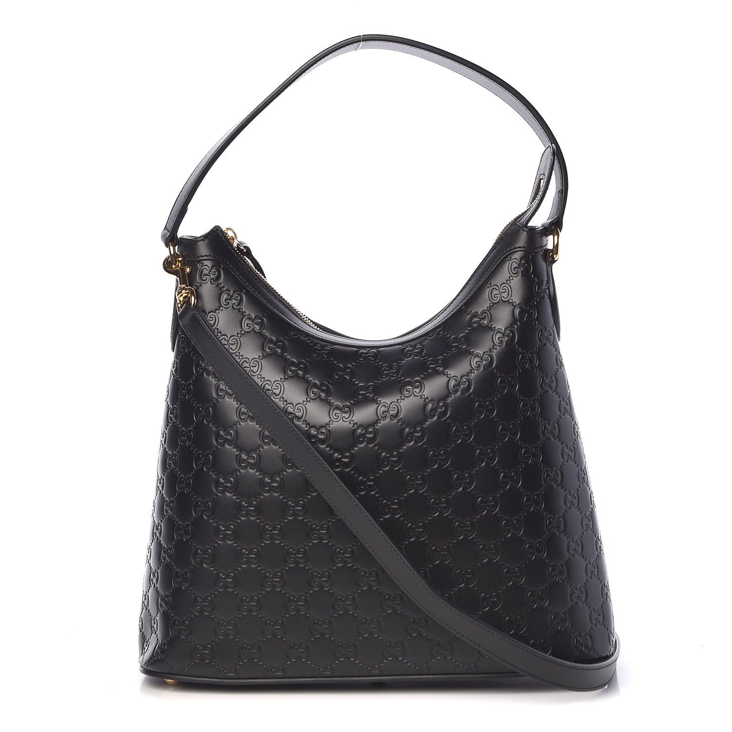 Gucci Guccissima Linea A Hobo Black 1 of 11