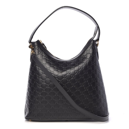 Gucci Guccissima Linea A Hobo Black 1 of 11