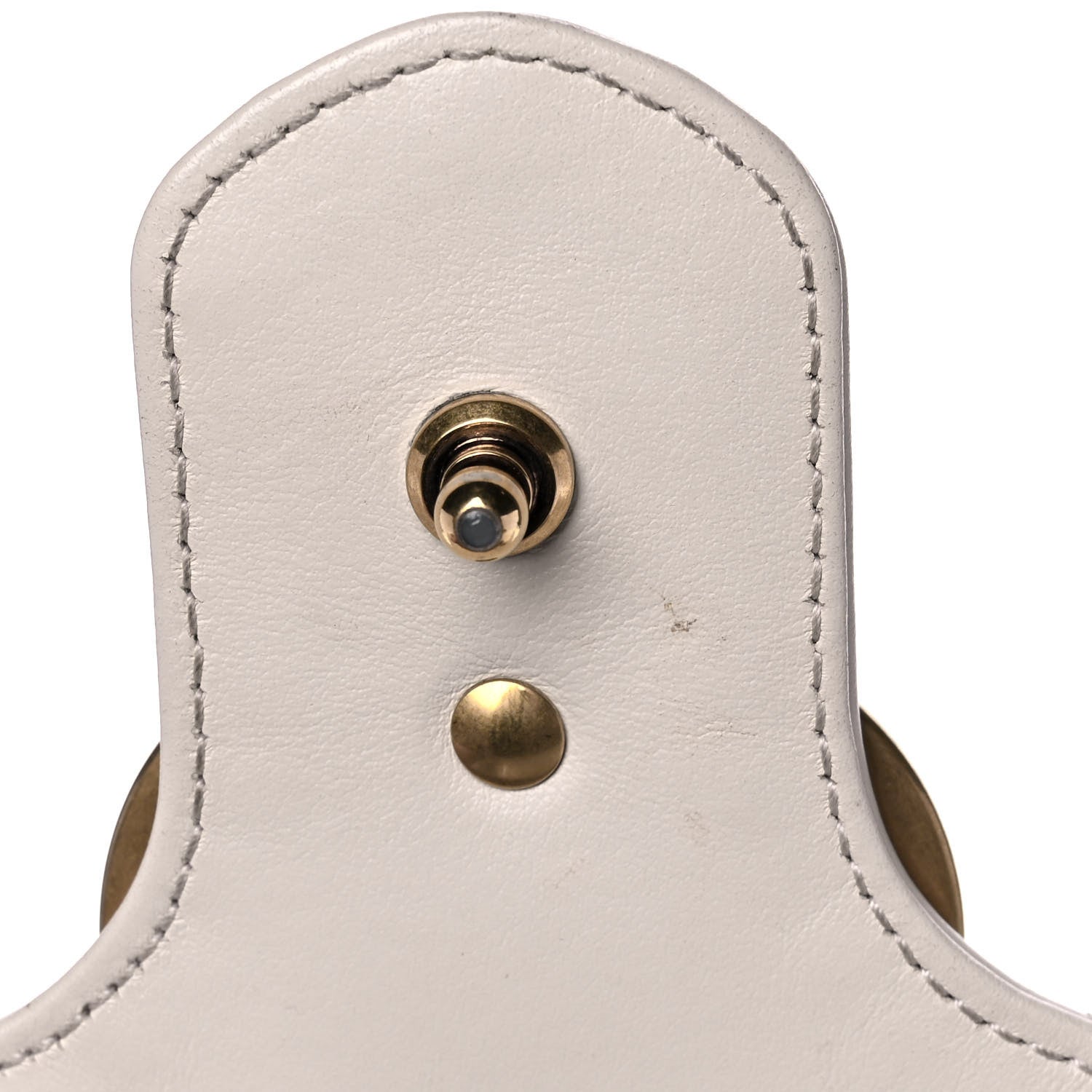 Gucci Calfskin Matelasse Small GG Marmont Shoulder Bag White 15 of 20