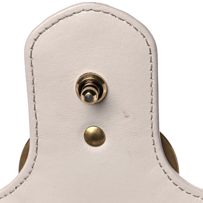 Gucci Calfskin Matelasse Small GG Marmont Shoulder Bag White 15 of 20