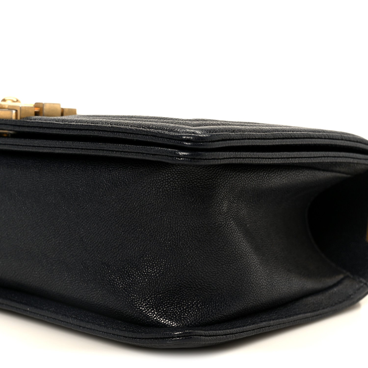 Chanel Caviar Quilted Medium Boy Flap Navy 10 of 10
