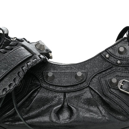 Balenciaga Agneau Arena Le Cagole Shoulder Bag XS Black 8 of 10