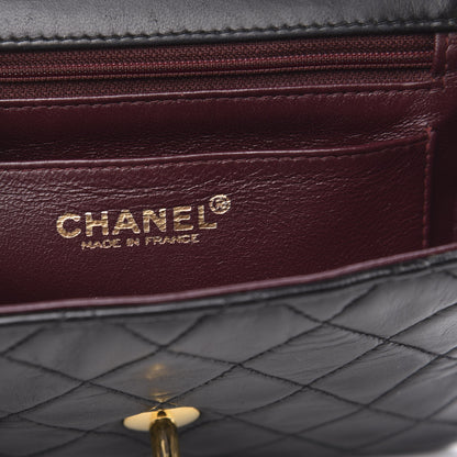 Chanel Lambskin Quilted Mini Square Flap Black 6 of 11