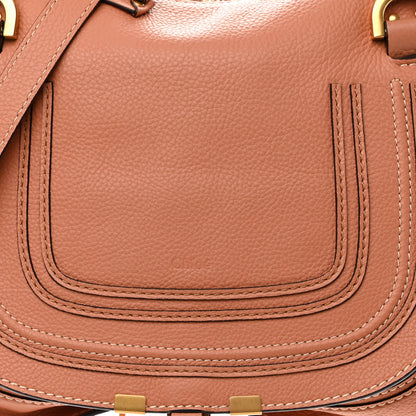 Chloe Calfskin Medium Marcie Satchel Muted Brown 8 of 10