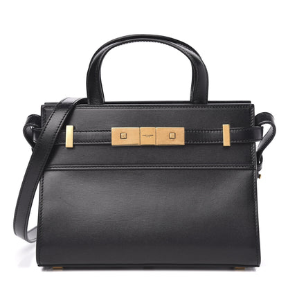 Saint Laurent Smooth Calfskin Manhattan Nano Shopper Tote Black 1 of 10