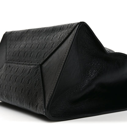 Saint Laurent Calfskin Monogram Deli Paper Bag Vintage Black 10 of 10
