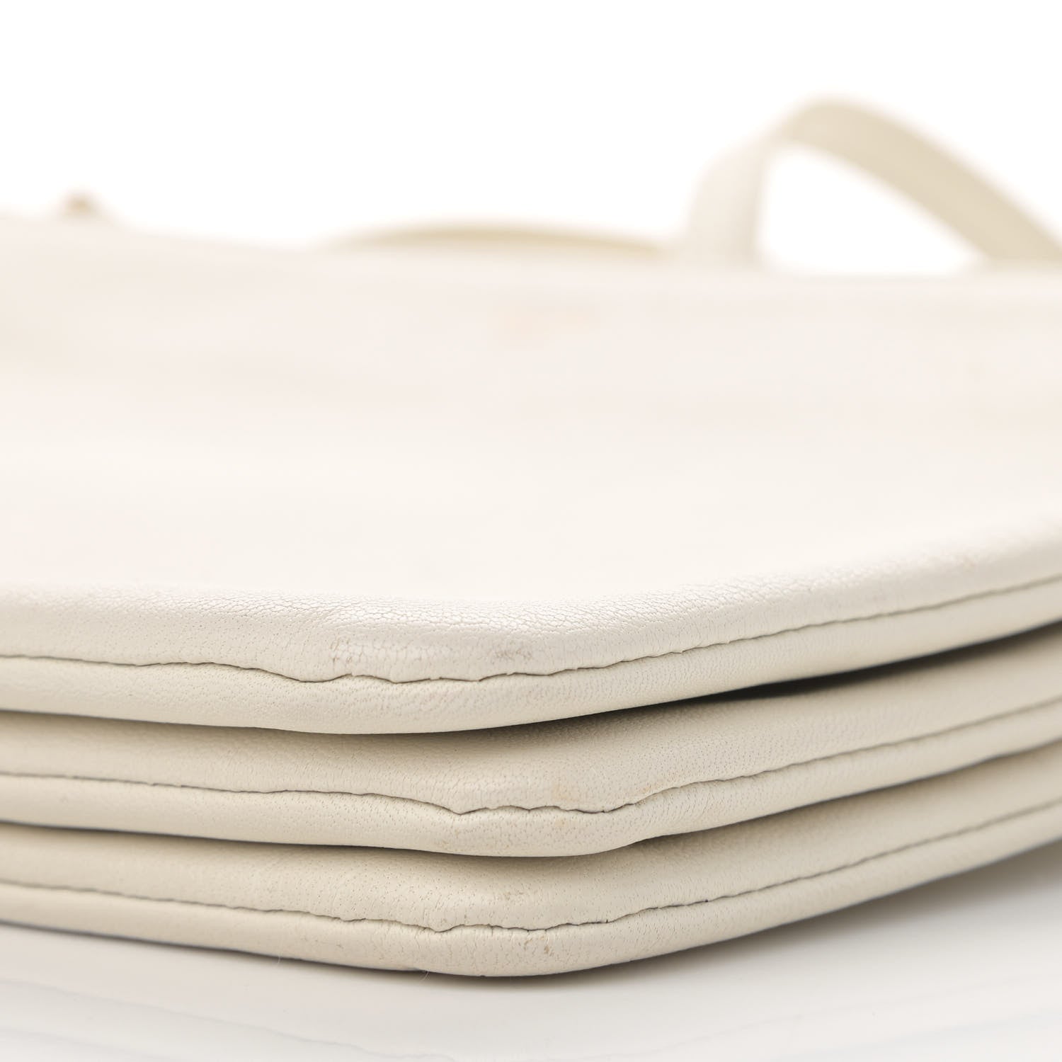 Celine Lambskin Small Trio Crossbody Bag White 12 of 13
