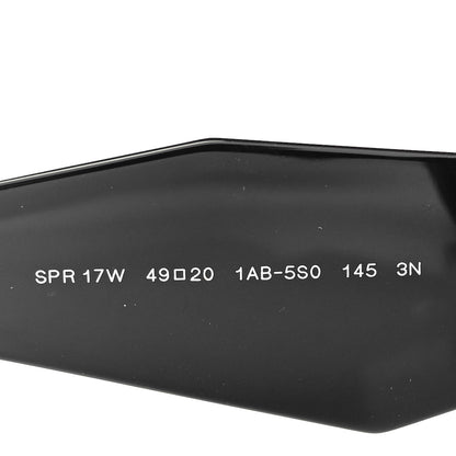 Prada Acetate Symbole Sunglasses SPR 17W Black 6 of 8
