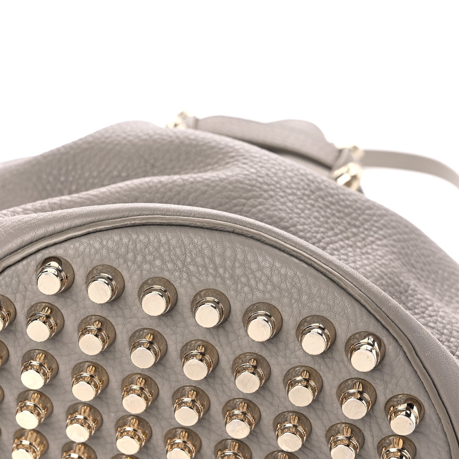 Alexander Wang Pebbled Lambskin Diego Bucket Bag Taupe 9 of 10