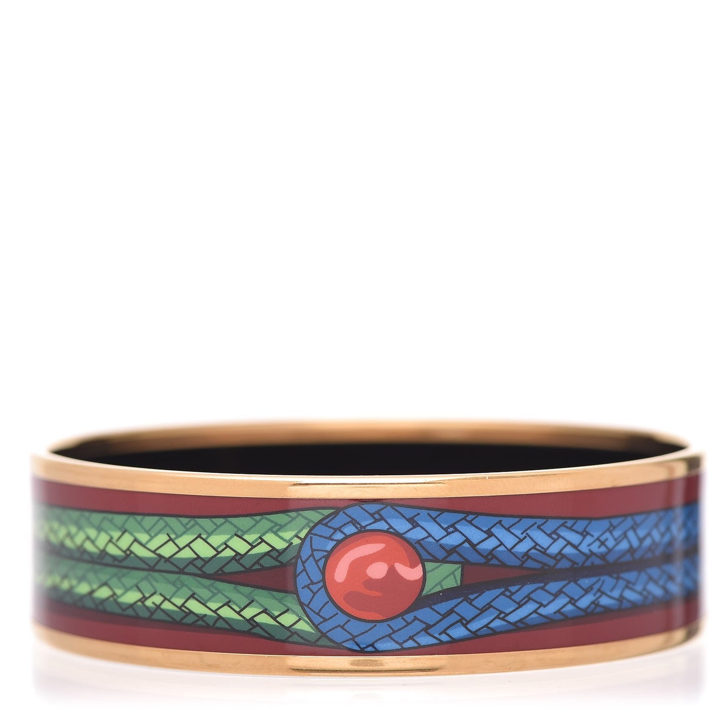 Enamel Printed Wide Brandenburgs Bracelet 65