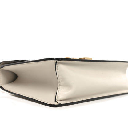 Gucci Calfskin Small Sylvie Shoulder Bag Off White 9 of 10