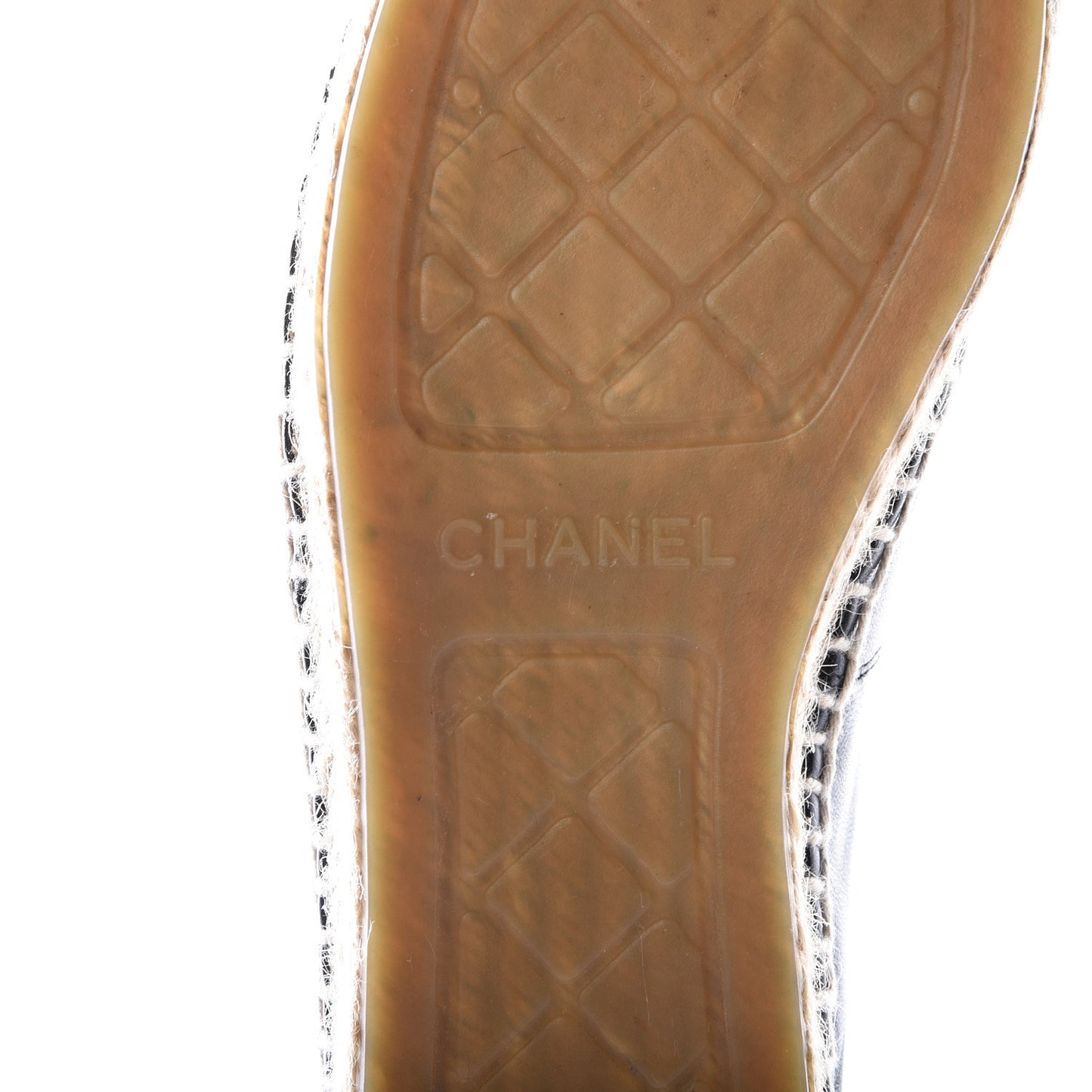 Lambskin CC Espadrilles 38 Black