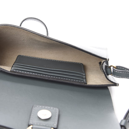 Chloe Suede Calfskin Mini Faye Shoulder Bag Cloudy Blue 5 of 11