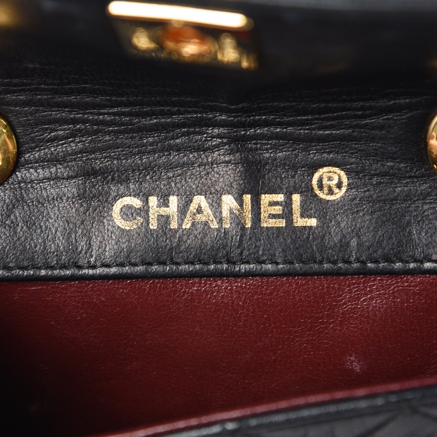 Lambskin Quilted Extra Mini Flap Black