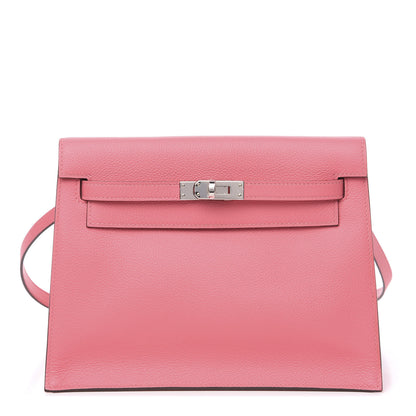 Hermes Evercolor Kelly Danse II Belt Bag Rose Azalee 1 of 5