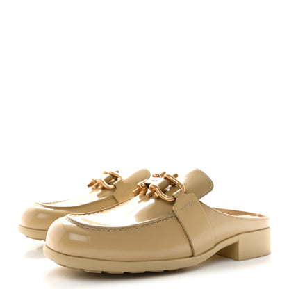 Bottega Veneta Soft Vinyl Calfskin Monsieur Loafers 38 Cane Sugar 3 of 9