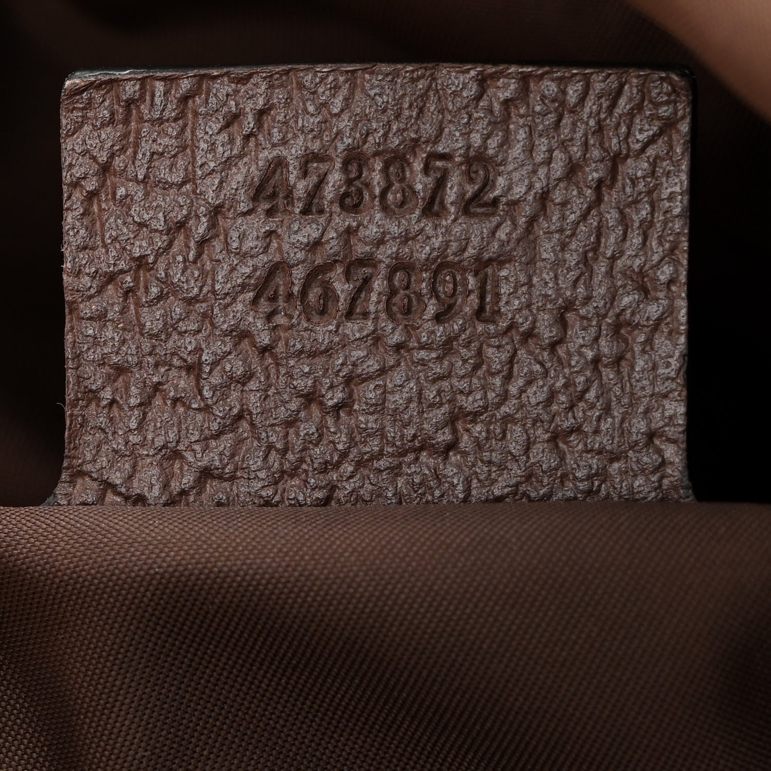 Gucci GG Supreme Monogram Neo Vintage Drawstring Backpack Beige New Acero Crop 7 of 10